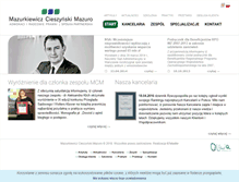 Tablet Screenshot of mwmlegal.pl